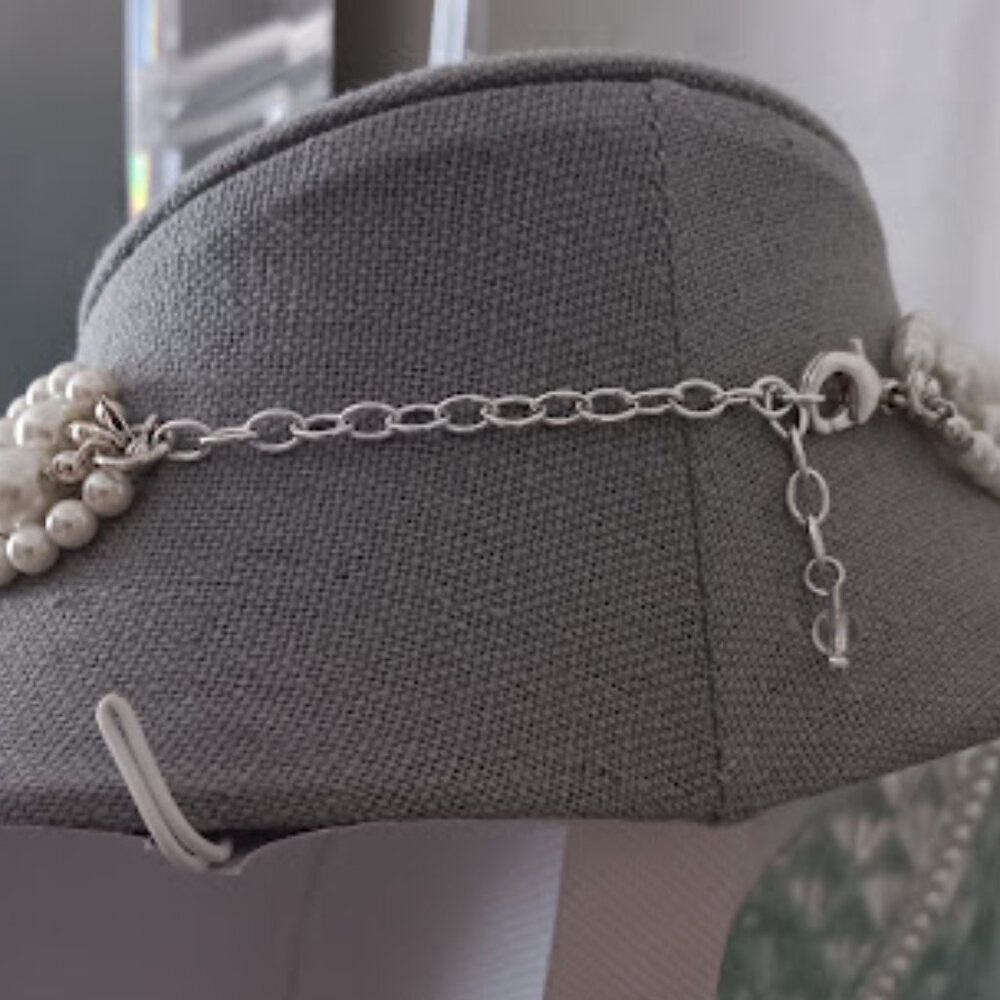 NAPIER Romantic Ivory Pearl 4 Strand Layered Necklace**NEW! - Picture 8 of 8